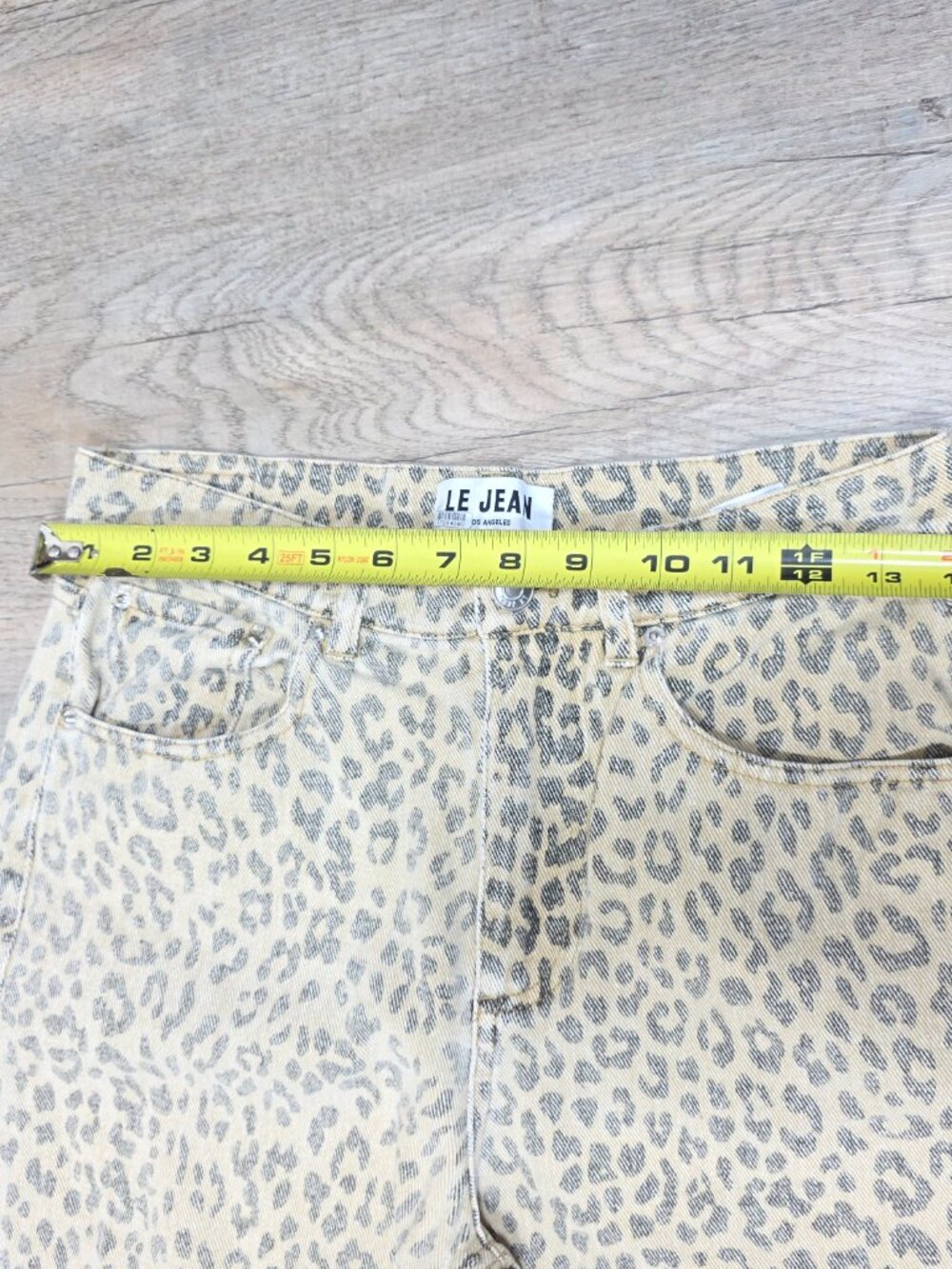 LE JEAN Nomad Leopard Ankle Jeans100% Cotton Size 26 - Picture 8 of 10